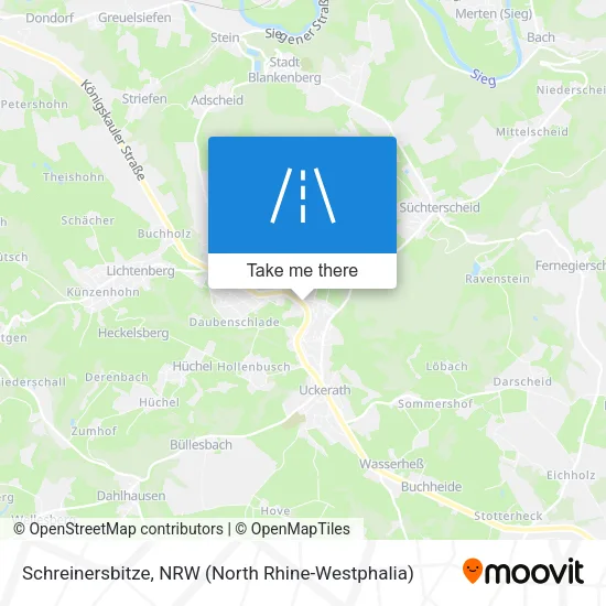 Карта Schreinersbitze