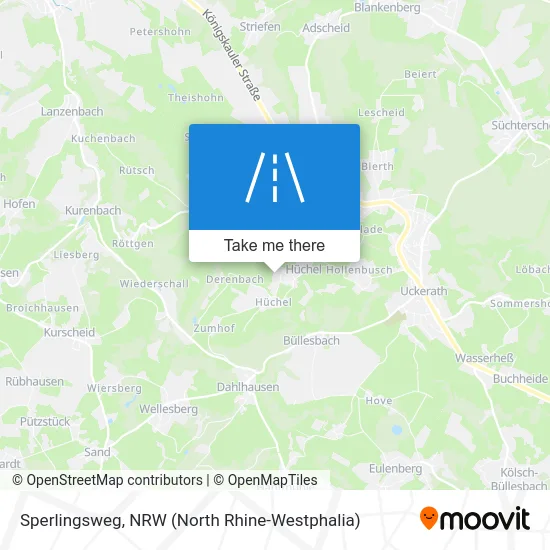 Sperlingsweg map