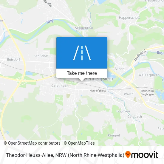 Карта Theodor-Heuss-Allee