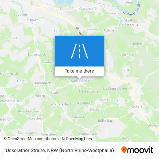 Карта Uckerather Straße