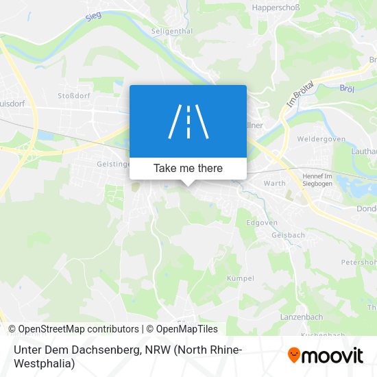 Unter Dem Dachsenberg map