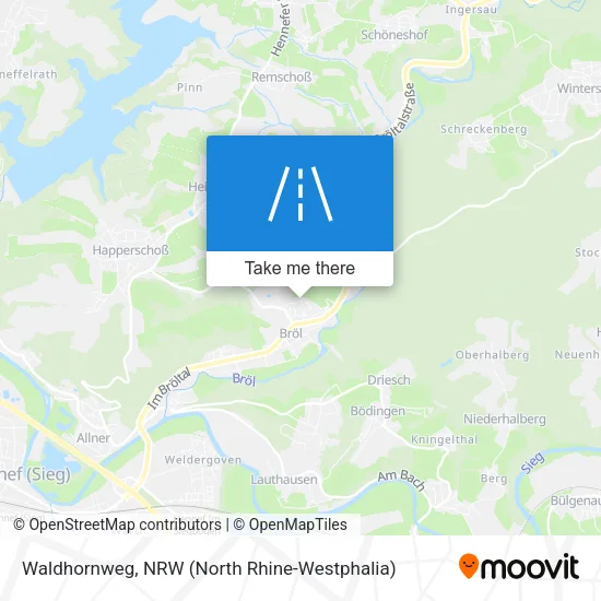 Карта Waldhornweg