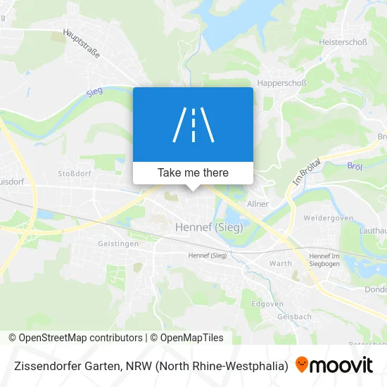 Карта Zissendorfer Garten