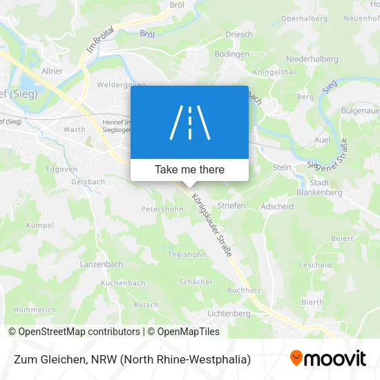 Карта Zum Gleichen