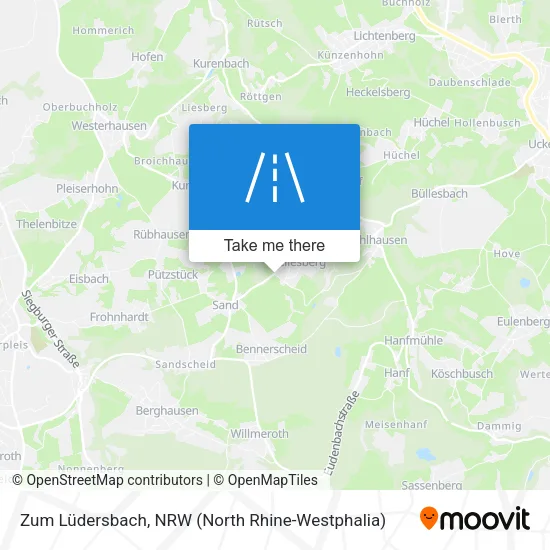 Карта Zum Lüdersbach