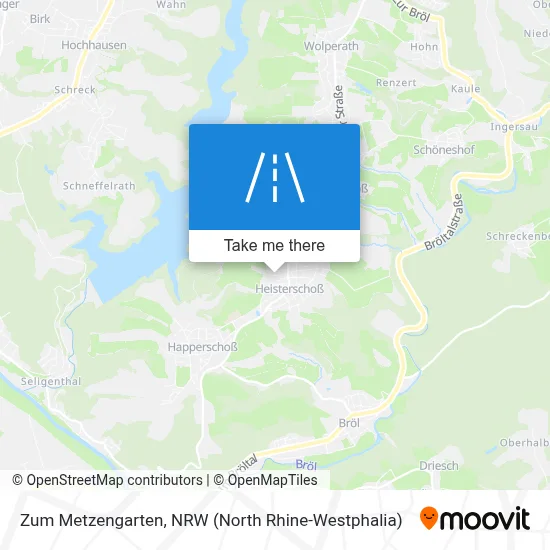 Zum Metzengarten map