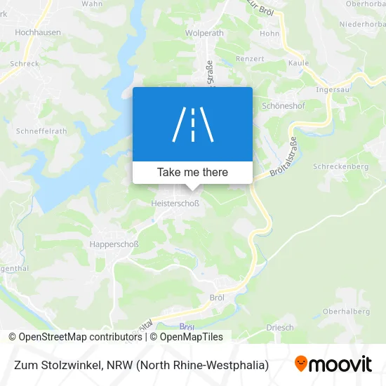 Карта Zum Stolzwinkel