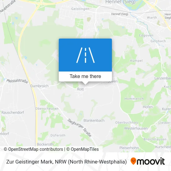 Zur Geistinger Mark map