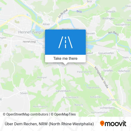 Карта Über Dem Rechen