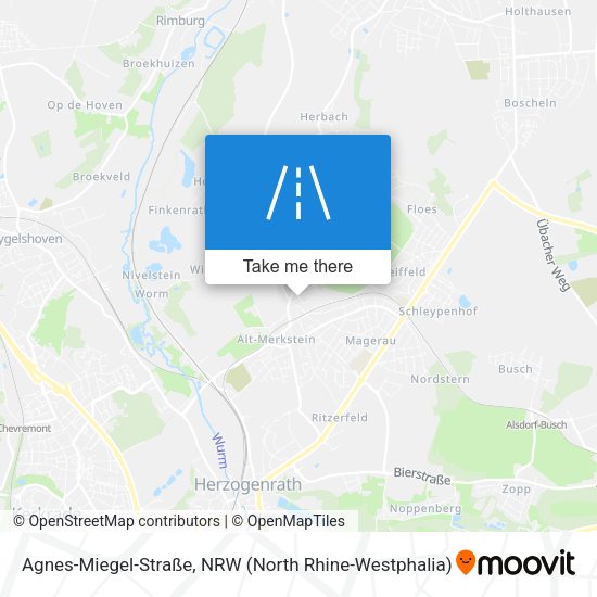 Agnes-Miegel-Straße map