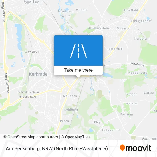 Am Beckenberg map