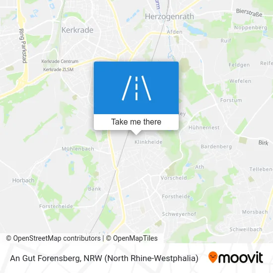 An Gut Forensberg map