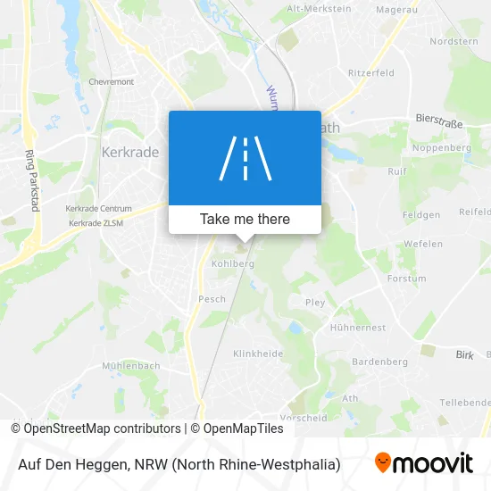 Карта Auf Den Heggen