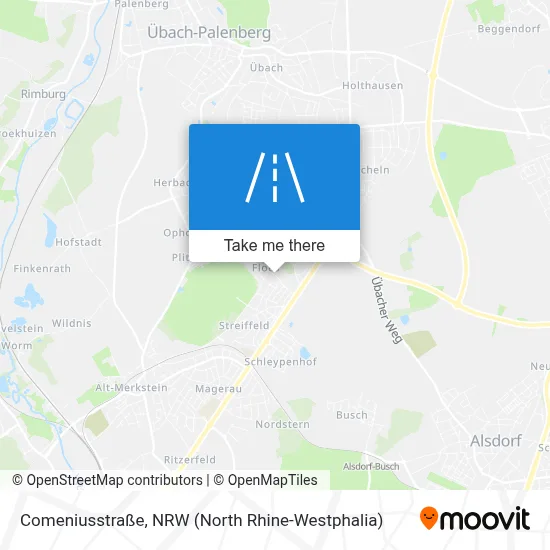 Comeniusstraße map