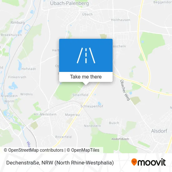 Dechenstraße map