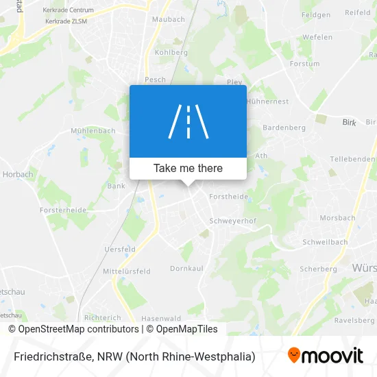 Friedrichstraße map