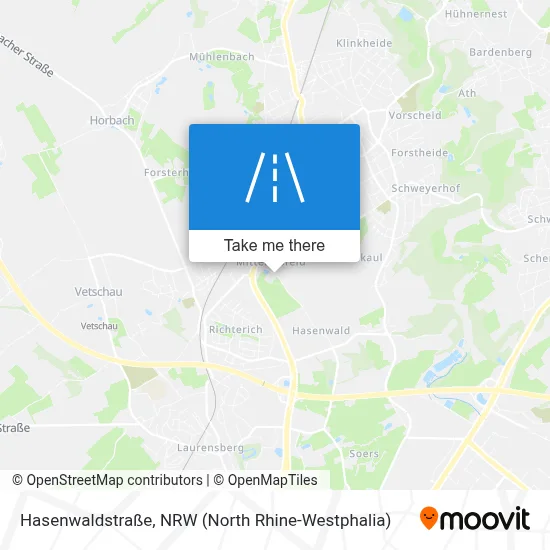 Hasenwaldstraße map