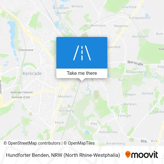 Hundforter Benden map