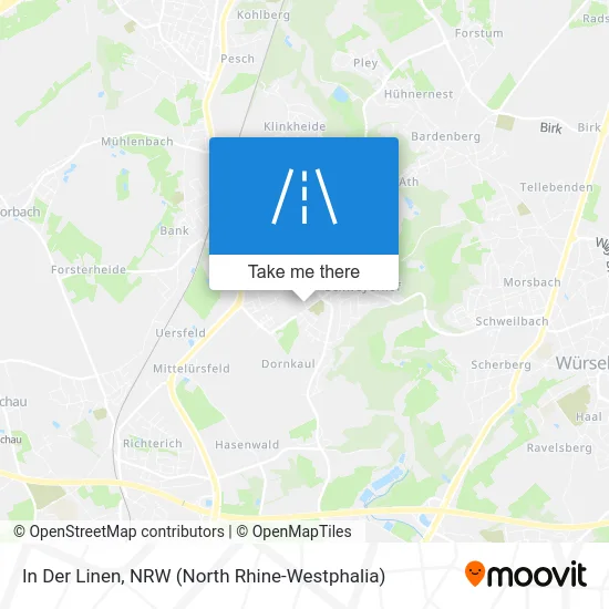 Карта In Der Linen