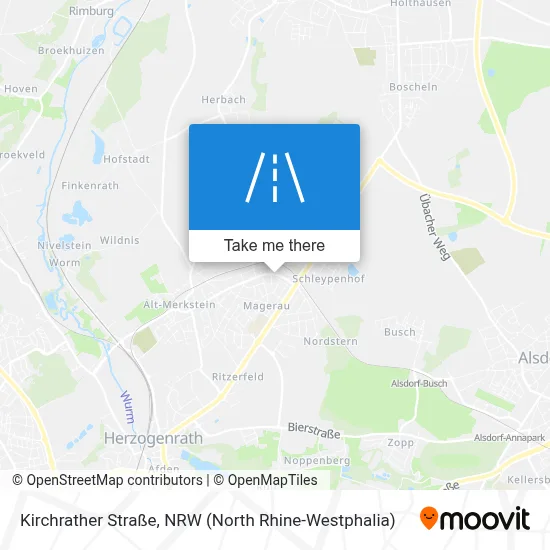 Kirchrather Straße map