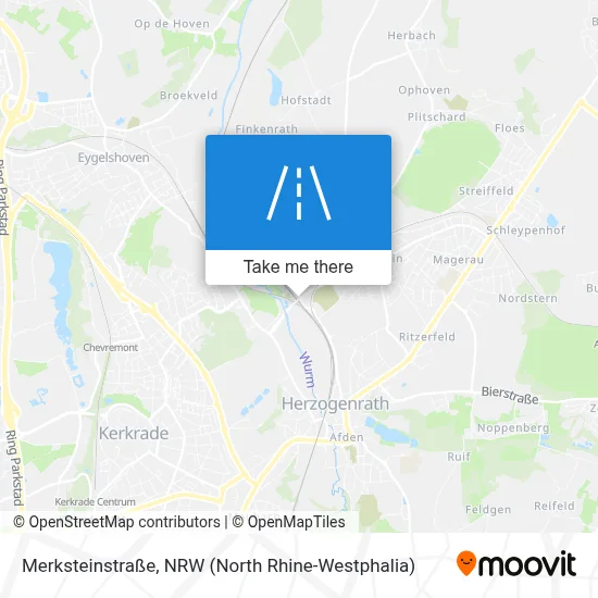 Merksteinstraße map
