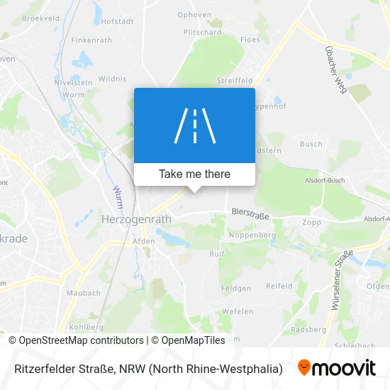 Ritzerfelder Straße map