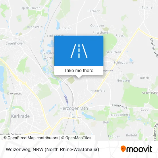 Карта Weizenweg