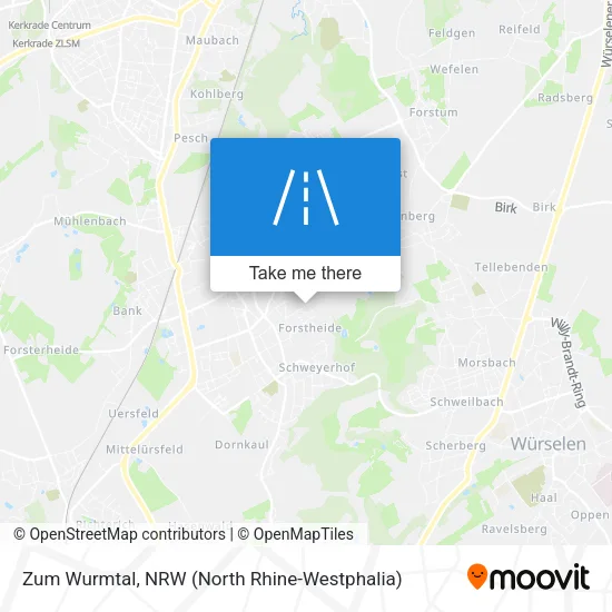 Карта Zum Wurmtal