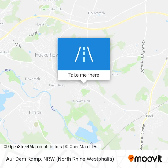 Карта Auf Dem Kamp