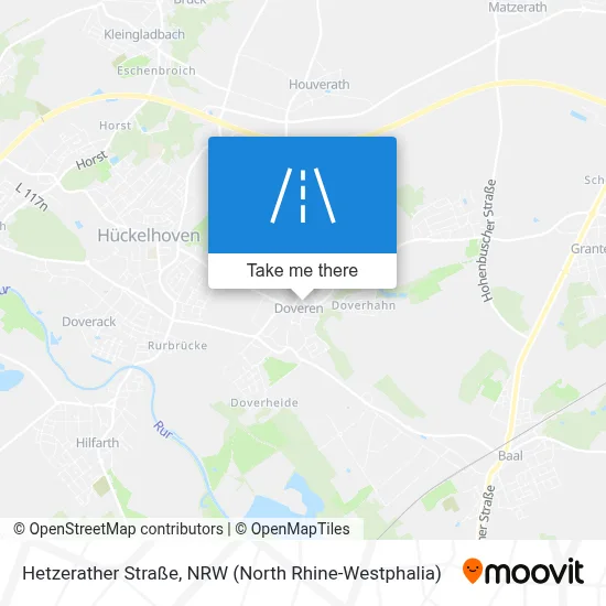 Hetzerather Straße map