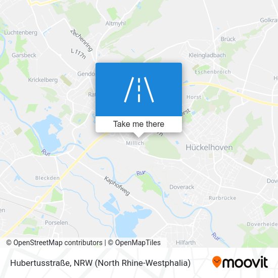 Hubertusstraße map