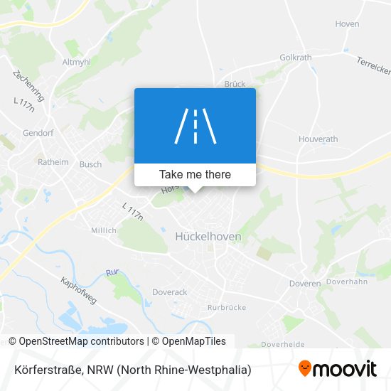 Körferstraße map