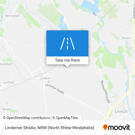 Linderner Straße map