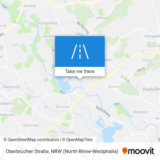 Oberbrucher Straße map