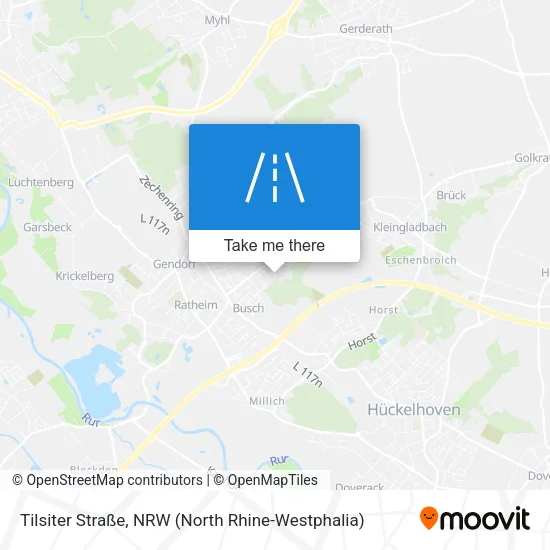 Tilsiter Straße map