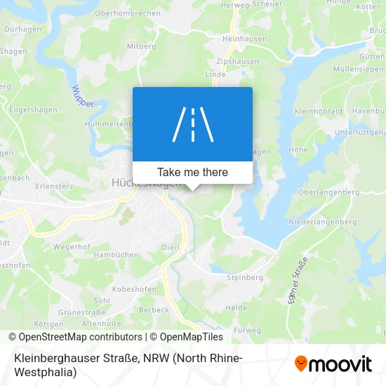 Карта Kleinberghauser Straße
