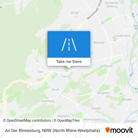 An Der Binnesburg map