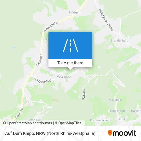 Карта Auf Dem Knipp