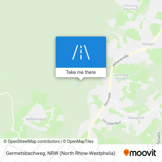 Germetsbachweg map