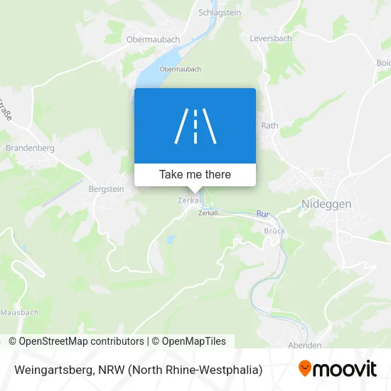 Карта Weingartsberg