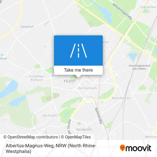 Albertus-Magnus-Weg map