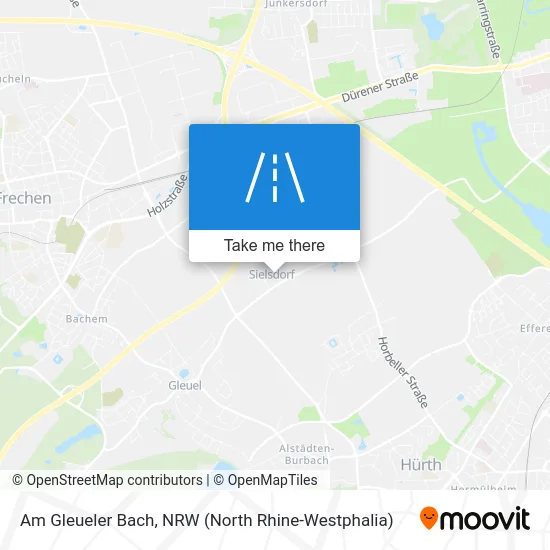 Am Gleueler Bach map