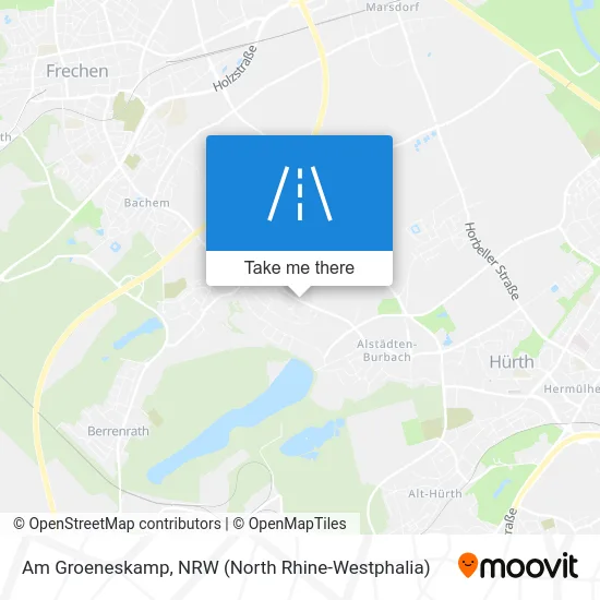 Карта Am Groeneskamp