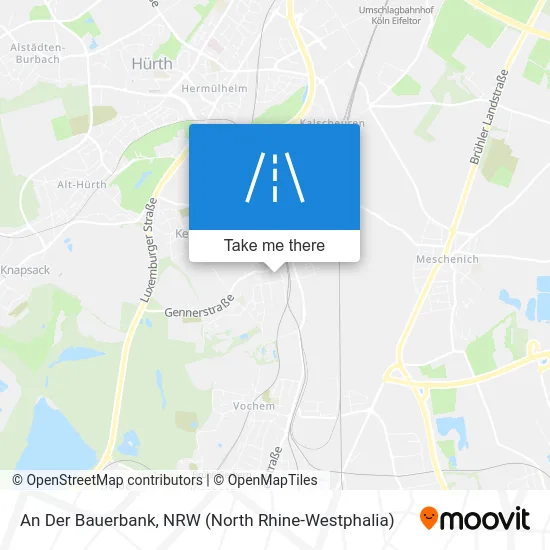 An Der Bauerbank map