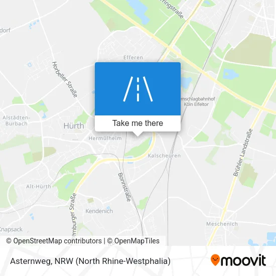Asternweg map