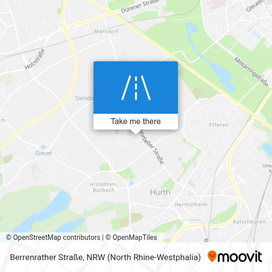 Berrenrather Straße map