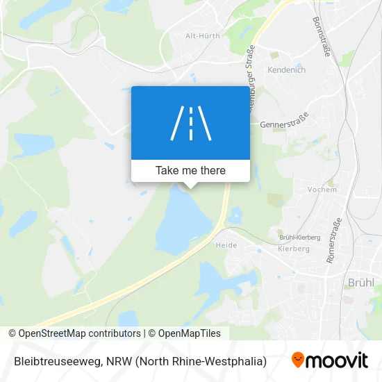 Карта Bleibtreuseeweg