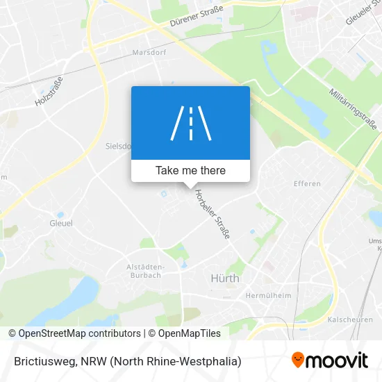 Карта Brictiusweg