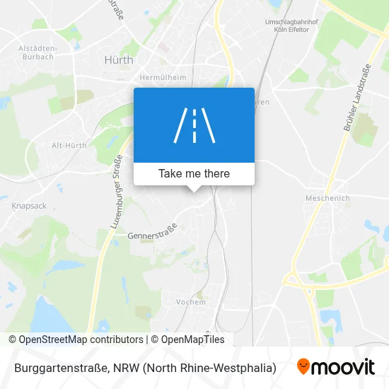 Burggartenstraße map