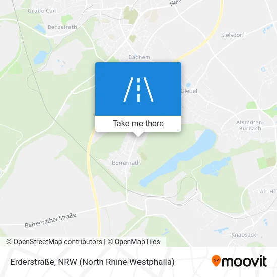 Erderstraße map